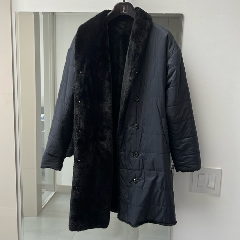 Adolfo Dominguez reversible coat size XS